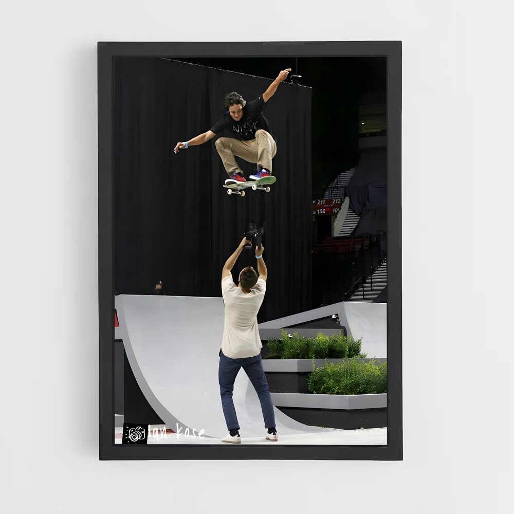 Poster Tricks de Sean – affiche Skateboard (vue 2)